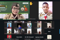 Guru MI Al Fatah Parakancanggah Banjarnegara manfaatkan libur semester dengan mengikuti pelatihan nasional kepramukaan.