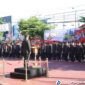 Polres Banjarnegara menggelar upacara peringatan Hari Bhayangkara ke-80 di halaman Mapolres Banjarnegara, Rabu (01/07/2026).